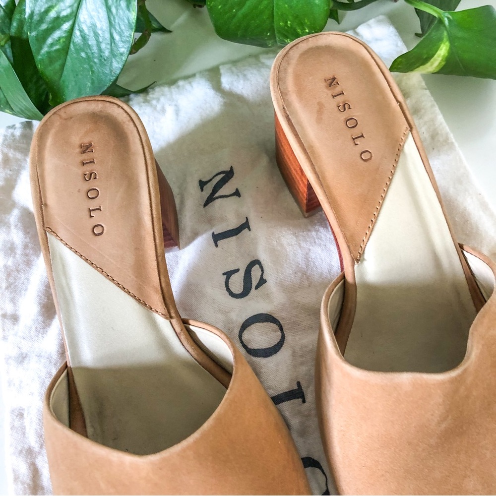 Nisolo Elizabeth Slide Heel Sandal size 6 - Picture 6 of 11